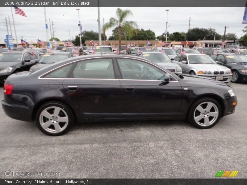 Brilliant Black / Black 2008 Audi A6 3.2 Sedan