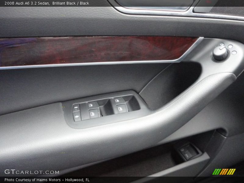 Brilliant Black / Black 2008 Audi A6 3.2 Sedan