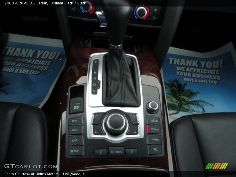 Brilliant Black / Black 2008 Audi A6 3.2 Sedan
