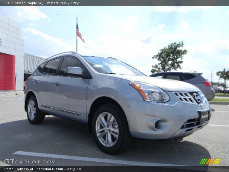 Frosted Steel / Gray 2012 Nissan Rogue SV