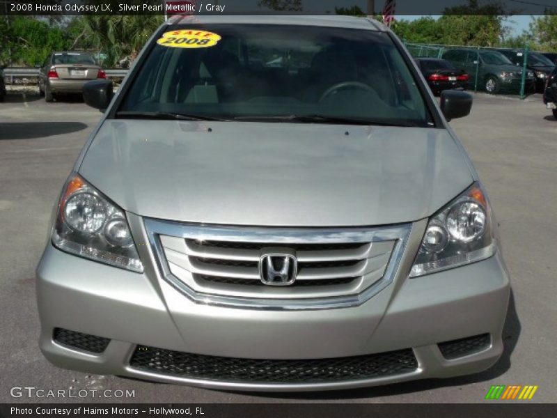 Silver Pearl Metallic / Gray 2008 Honda Odyssey LX