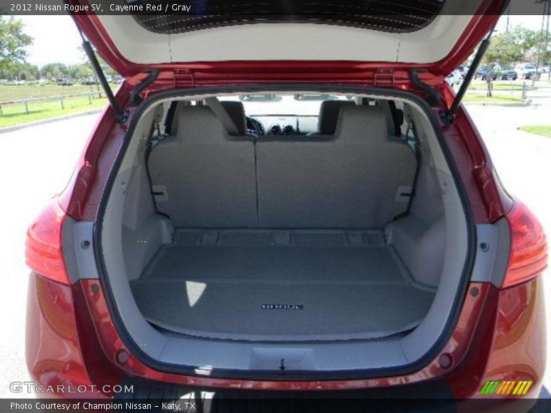 Cayenne Red / Gray 2012 Nissan Rogue SV