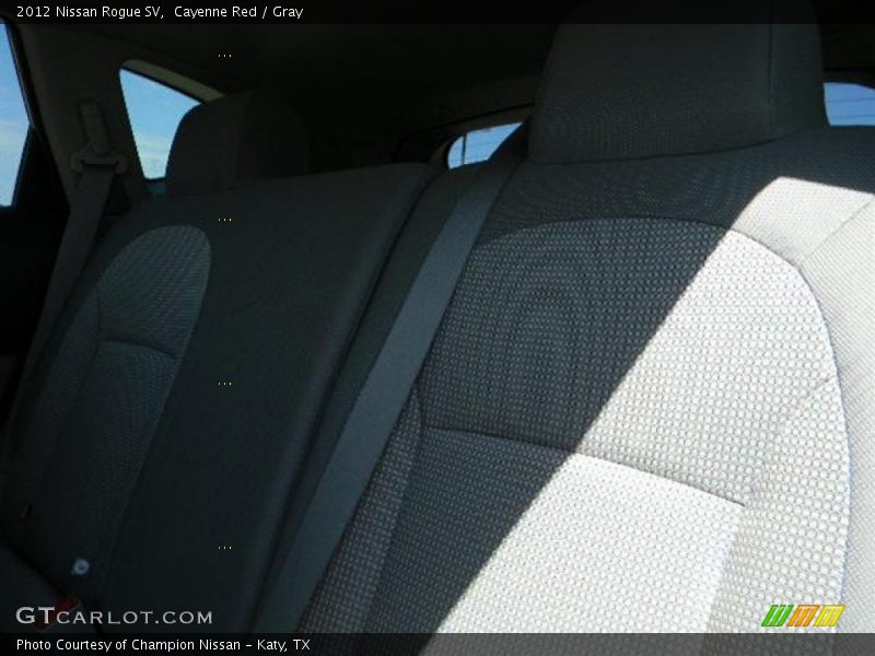 Cayenne Red / Gray 2012 Nissan Rogue SV