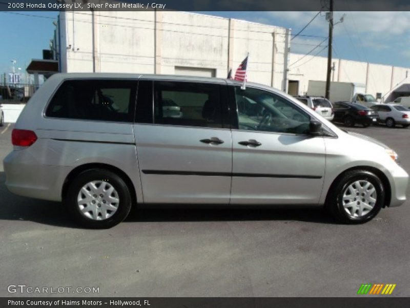 Silver Pearl Metallic / Gray 2008 Honda Odyssey LX