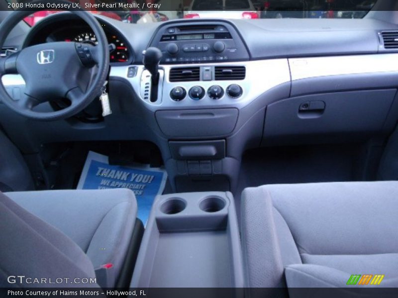 Silver Pearl Metallic / Gray 2008 Honda Odyssey LX