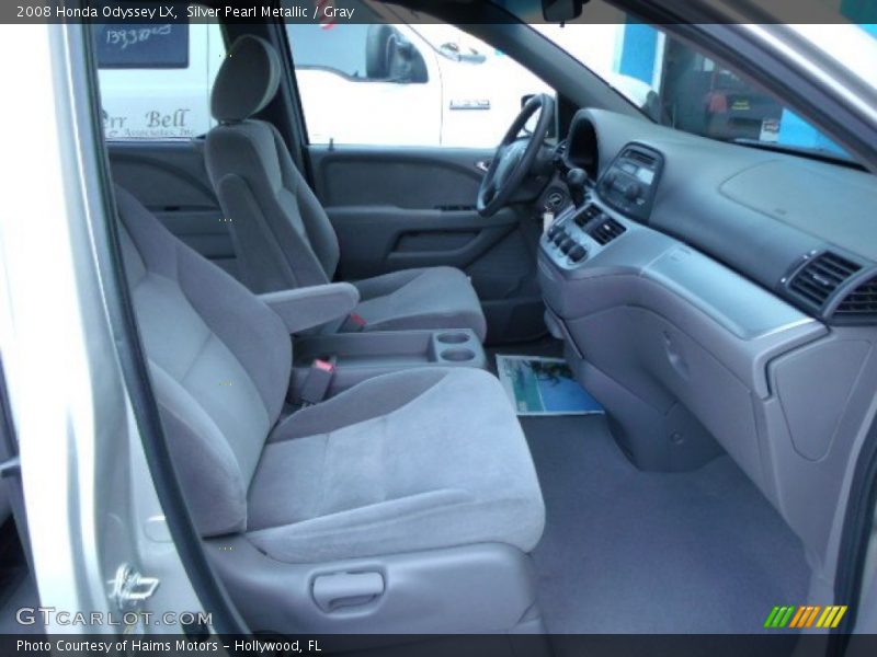 Silver Pearl Metallic / Gray 2008 Honda Odyssey LX