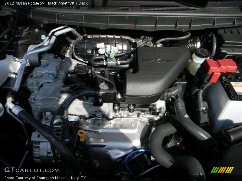 Black Amethyst / Black 2012 Nissan Rogue SV