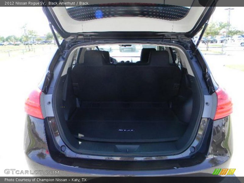 Black Amethyst / Black 2012 Nissan Rogue SV