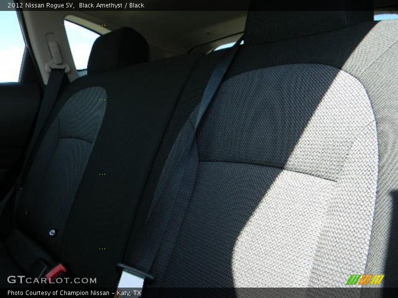 Black Amethyst / Black 2012 Nissan Rogue SV