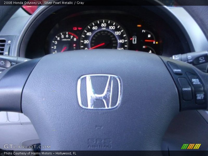Silver Pearl Metallic / Gray 2008 Honda Odyssey LX