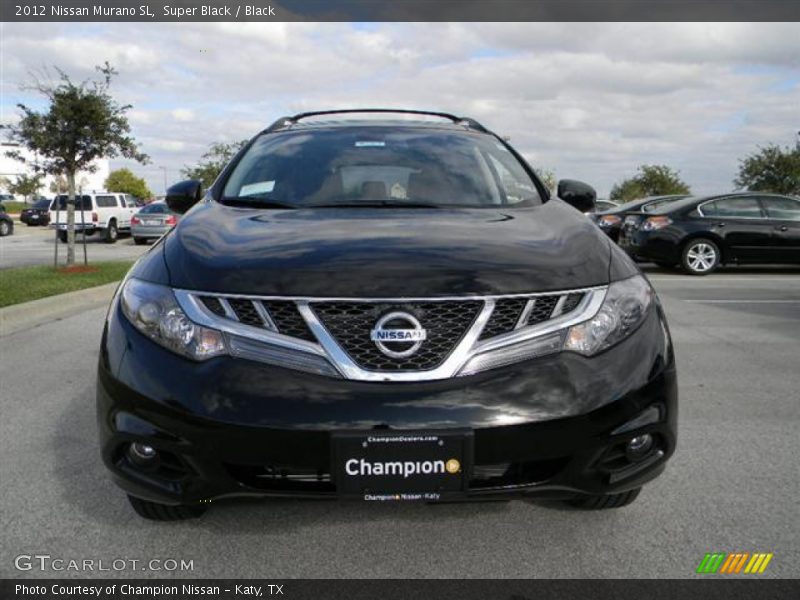Super Black / Black 2012 Nissan Murano SL