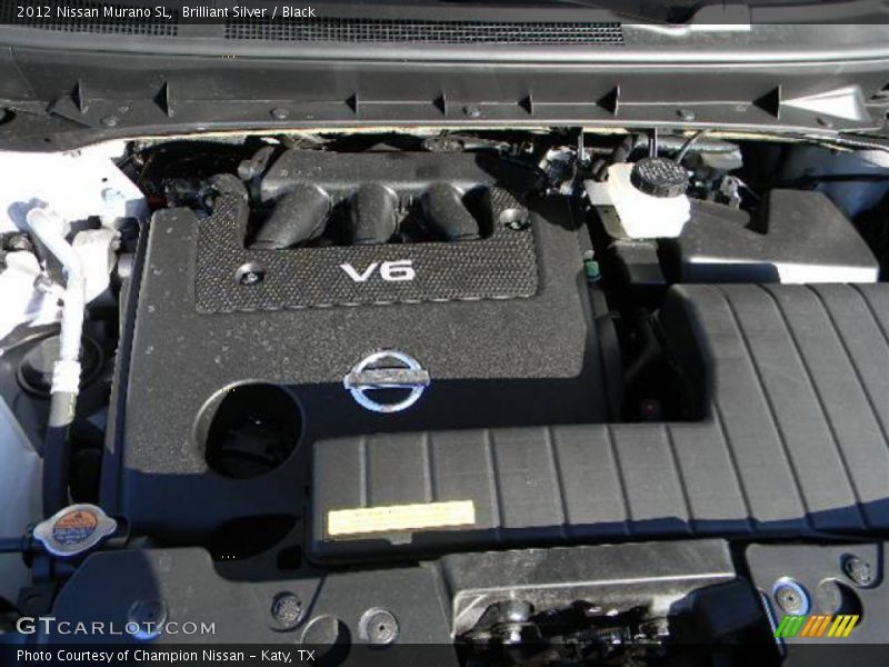 Brilliant Silver / Black 2012 Nissan Murano SL
