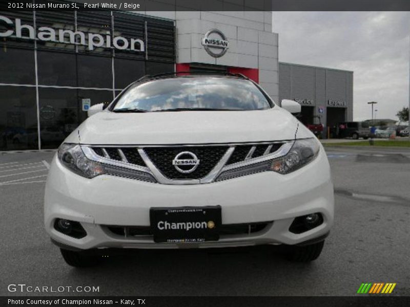 Pearl White / Beige 2012 Nissan Murano SL