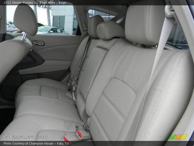Pearl White / Beige 2012 Nissan Murano SL