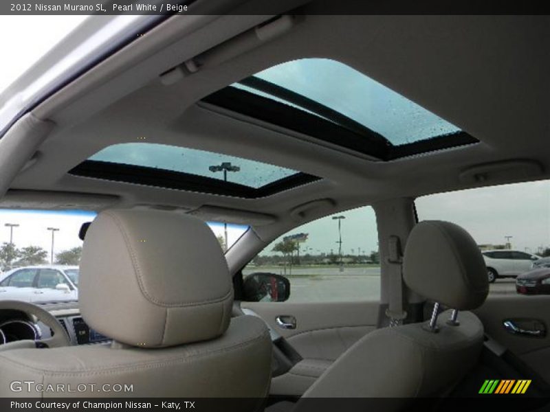 Pearl White / Beige 2012 Nissan Murano SL