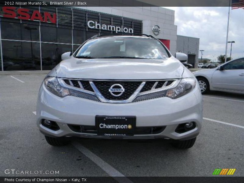 Brilliant Silver / Black 2012 Nissan Murano SL