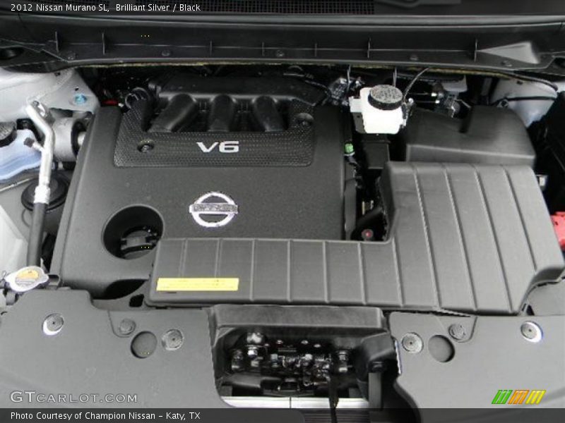 Brilliant Silver / Black 2012 Nissan Murano SL