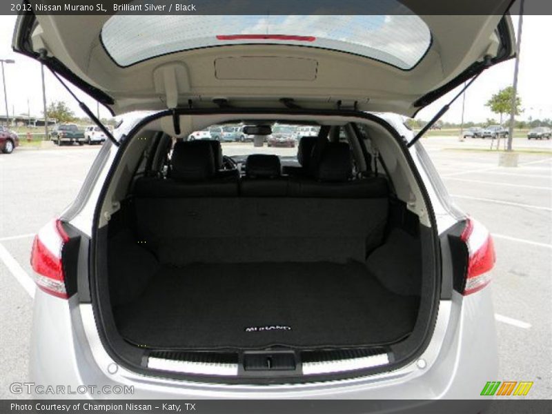 Brilliant Silver / Black 2012 Nissan Murano SL
