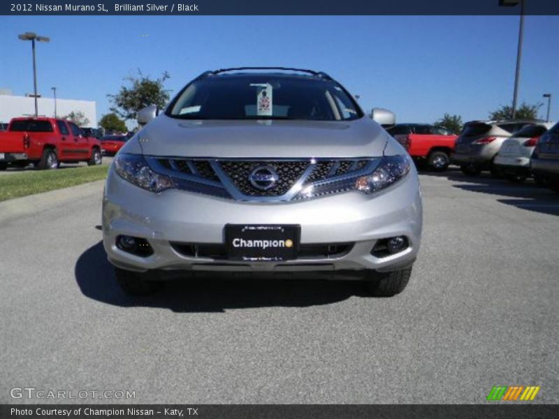Brilliant Silver / Black 2012 Nissan Murano SL