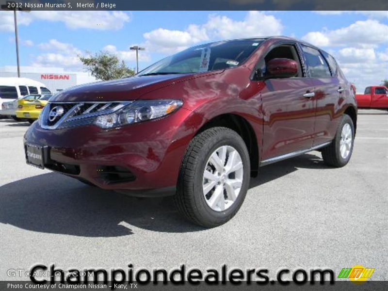 Merlot / Beige 2012 Nissan Murano S