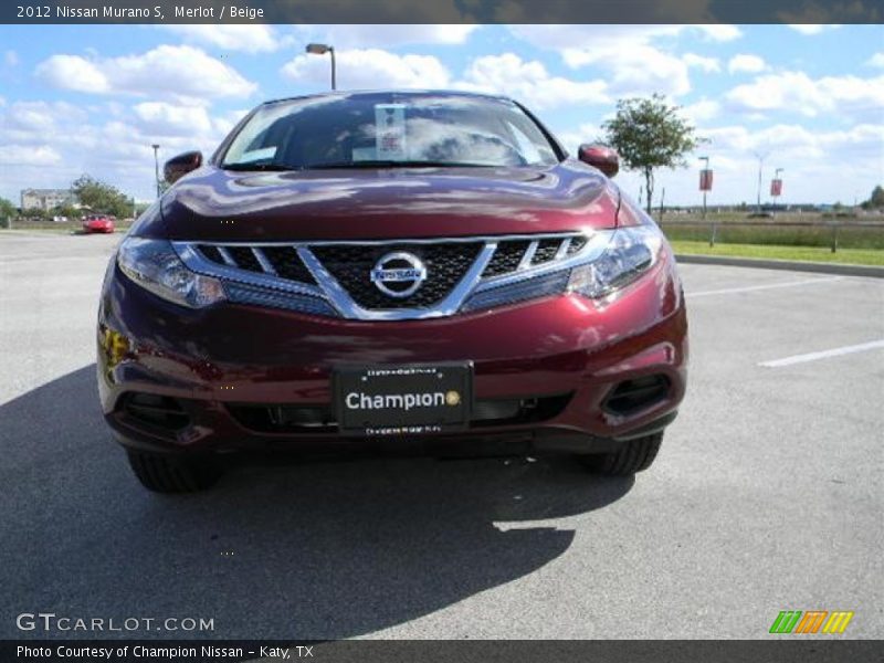 Merlot / Beige 2012 Nissan Murano S