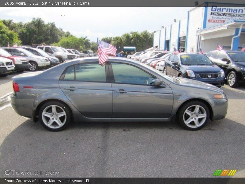 Satin Silver Metallic / Camel 2005 Acura TL 3.2
