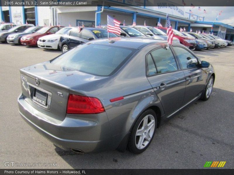 Satin Silver Metallic / Camel 2005 Acura TL 3.2