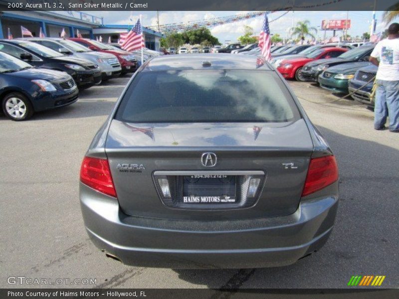 Satin Silver Metallic / Camel 2005 Acura TL 3.2