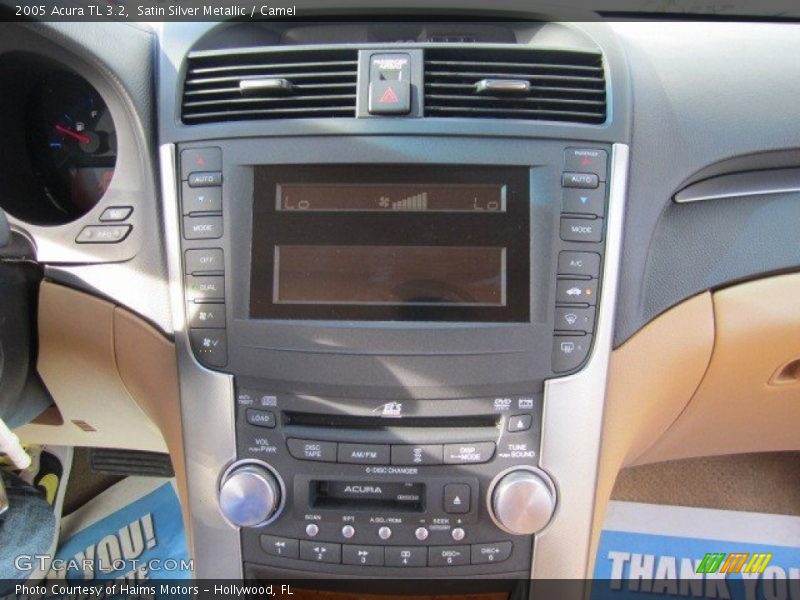 Satin Silver Metallic / Camel 2005 Acura TL 3.2