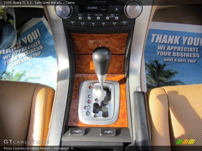 Satin Silver Metallic / Camel 2005 Acura TL 3.2