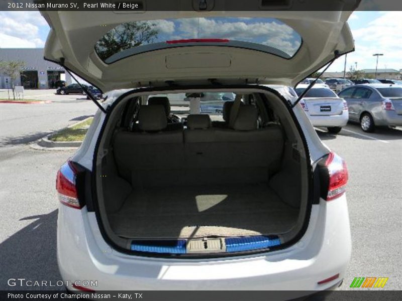Pearl White / Beige 2012 Nissan Murano SV