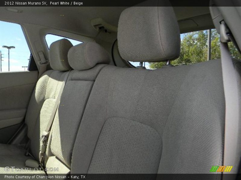 Pearl White / Beige 2012 Nissan Murano SV