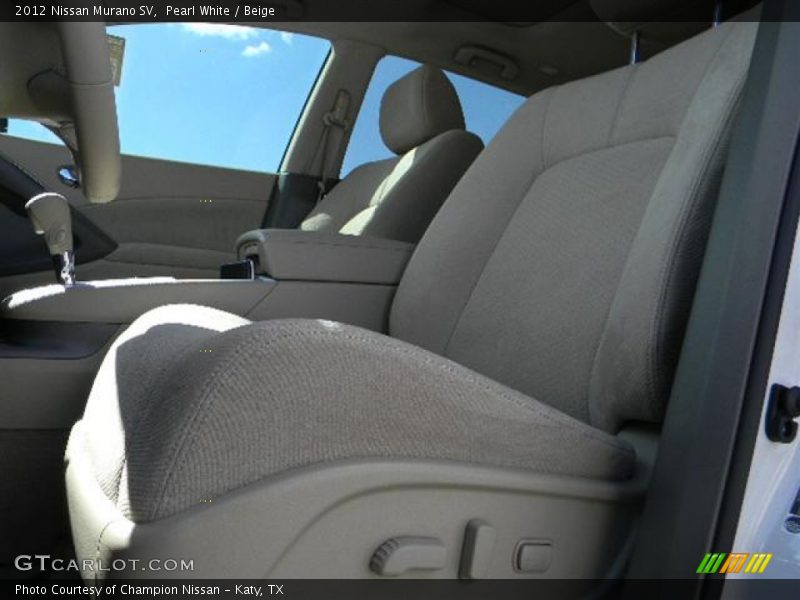 Pearl White / Beige 2012 Nissan Murano SV