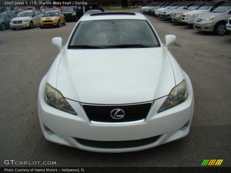 Starfire White Pearl / Sterling 2007 Lexus IS 250