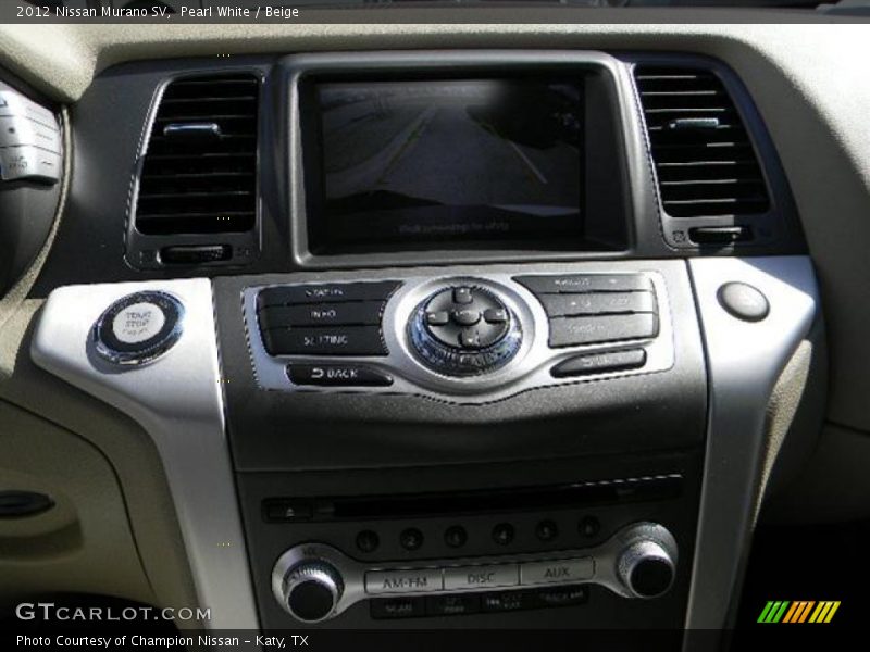 Pearl White / Beige 2012 Nissan Murano SV
