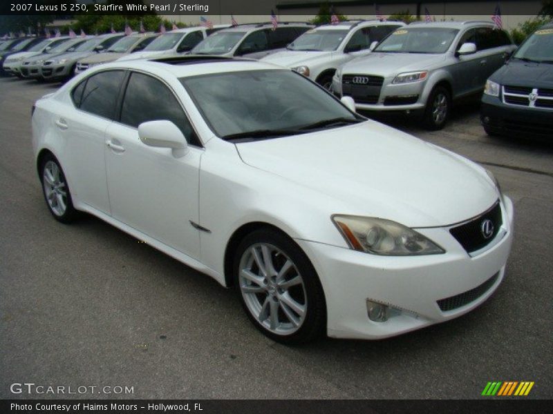 Starfire White Pearl / Sterling 2007 Lexus IS 250