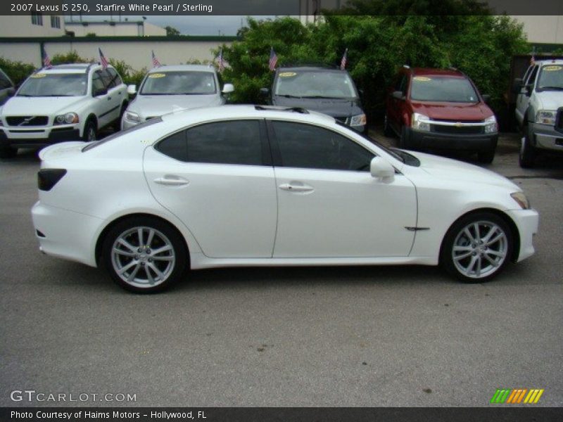 Starfire White Pearl / Sterling 2007 Lexus IS 250
