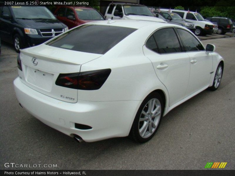 Starfire White Pearl / Sterling 2007 Lexus IS 250