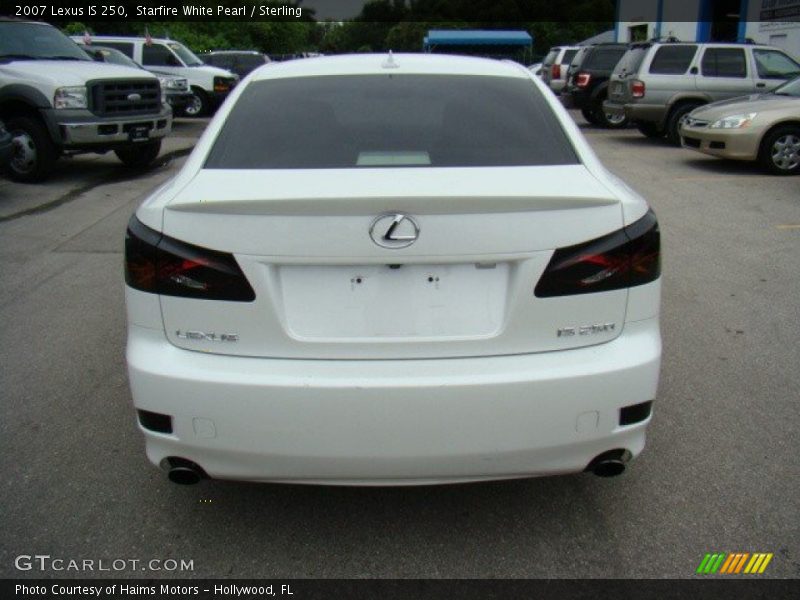 Starfire White Pearl / Sterling 2007 Lexus IS 250