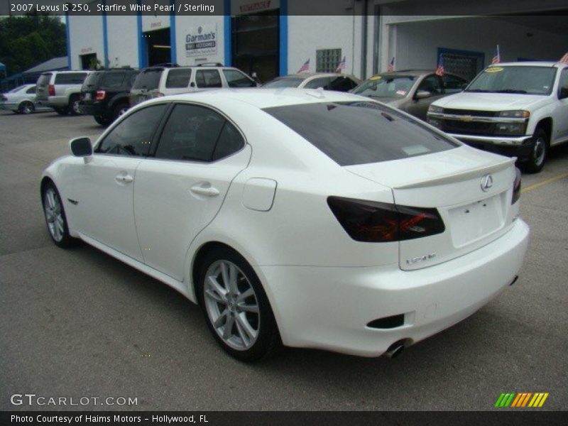 Starfire White Pearl / Sterling 2007 Lexus IS 250