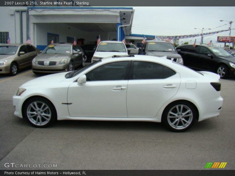 Starfire White Pearl / Sterling 2007 Lexus IS 250