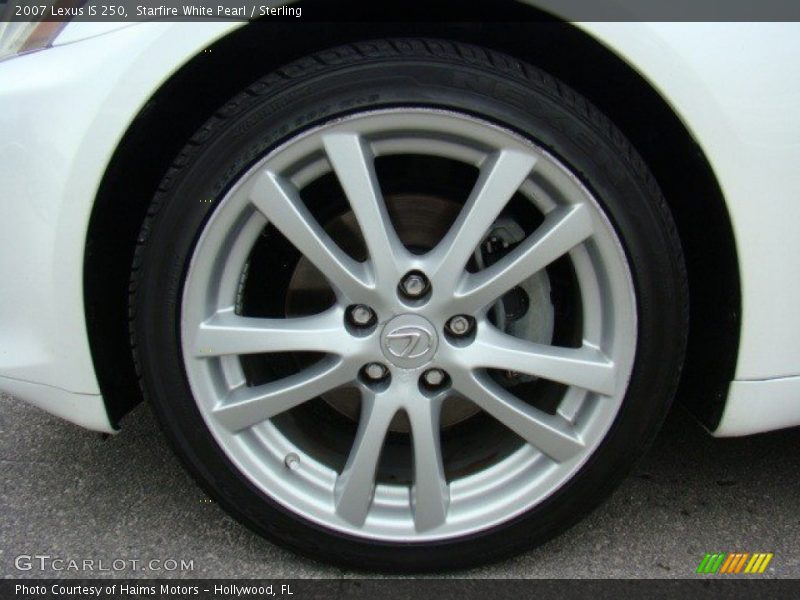 Starfire White Pearl / Sterling 2007 Lexus IS 250