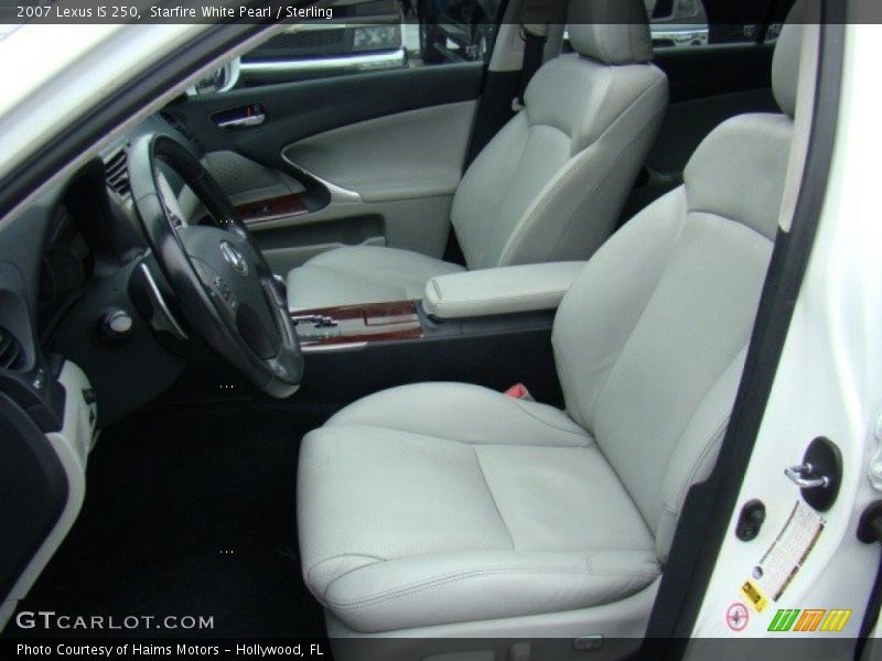 Starfire White Pearl / Sterling 2007 Lexus IS 250