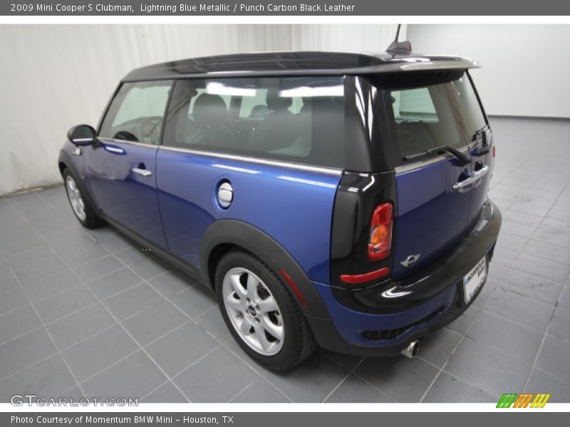 Lightning Blue Metallic / Punch Carbon Black Leather 2009 Mini Cooper S Clubman