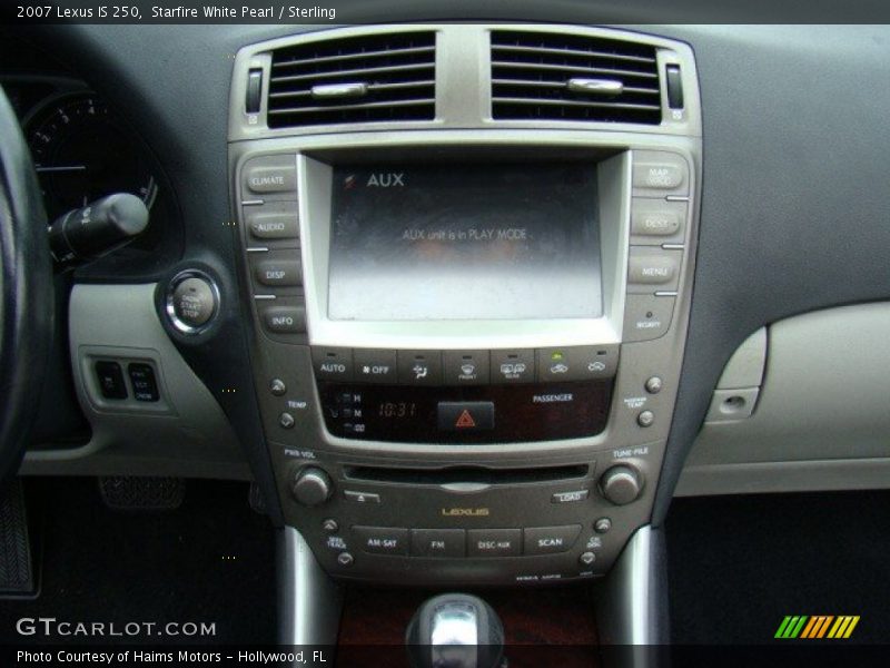 Starfire White Pearl / Sterling 2007 Lexus IS 250