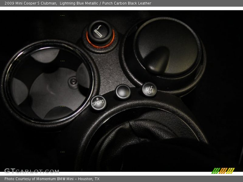 Lightning Blue Metallic / Punch Carbon Black Leather 2009 Mini Cooper S Clubman
