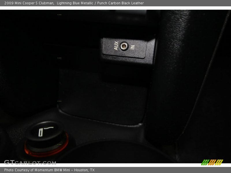 Lightning Blue Metallic / Punch Carbon Black Leather 2009 Mini Cooper S Clubman