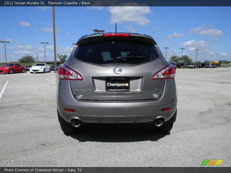 Platinum Graphite / Black 2012 Nissan Murano SV