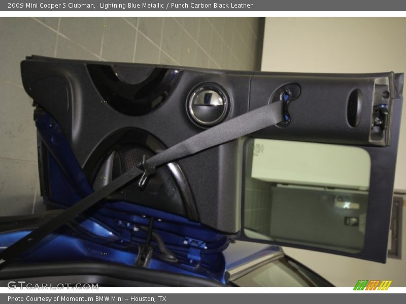 Lightning Blue Metallic / Punch Carbon Black Leather 2009 Mini Cooper S Clubman