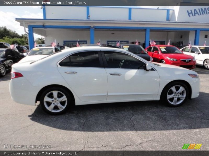 Premium White Pearl / Ebony 2009 Acura TSX Sedan